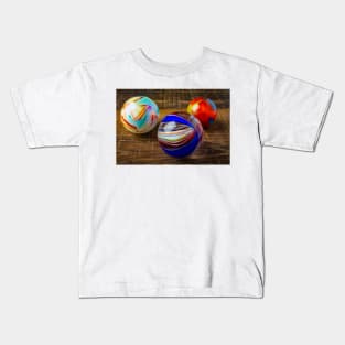 Wonderful Childhood Glass Marbles Kids T-Shirt